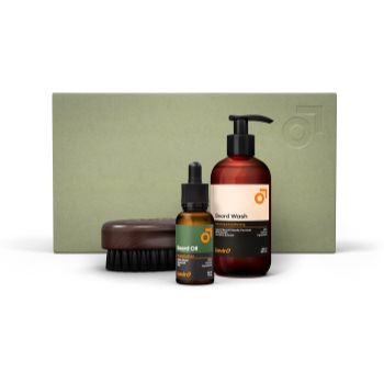 Beviro Bergamia Wood Beard Care Kit set cadou pentru barbă - imagine 2